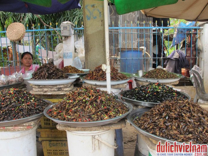 Chợ côn trung Campuchia Chợ côn trung Campuchia