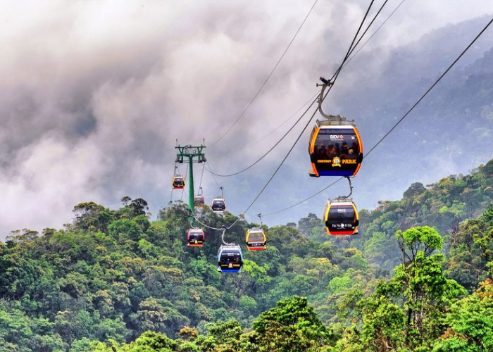 Cáp treo và Đồi vọng cảnh đầy nên thơ, trữ tình tại Đà Lạt trong tour Đà Nẵng 5 ngày 4 đêm