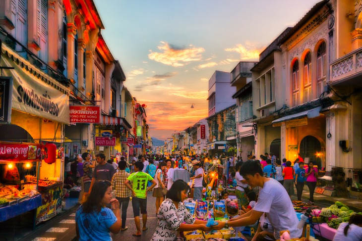 phố cổ Old Town Phuket