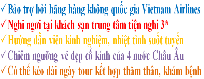 Khuyến mại du lịch Châu Âu