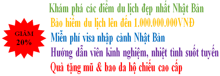 Tour nhật Bản khuyến mại Tour nhật Bản khuyến mại