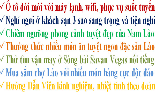 Tour du lịch Lào Tour du lịch Lào