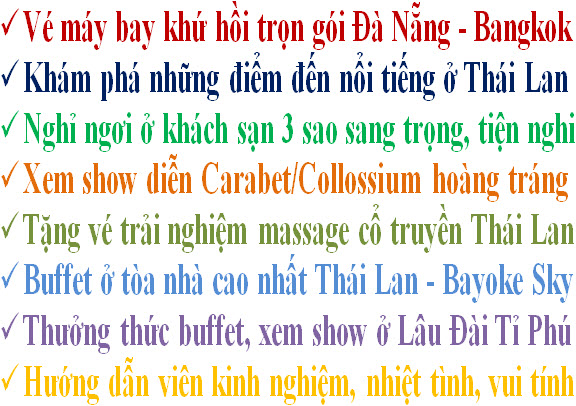 Tour Thái Lan