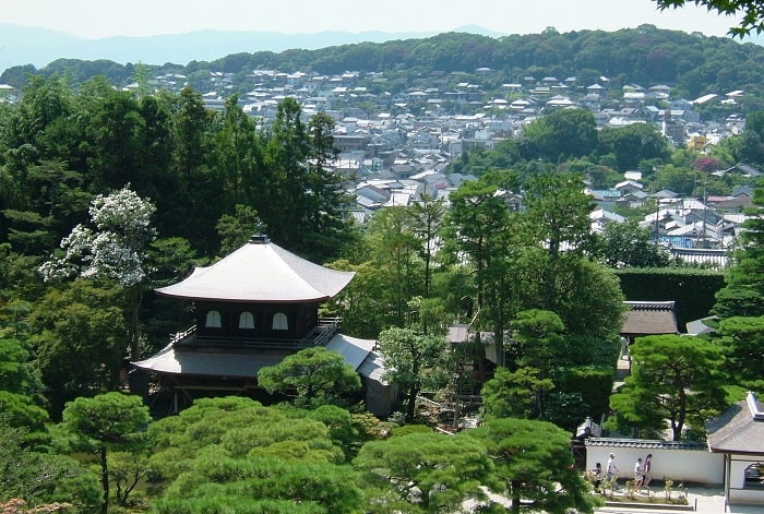 Ngôi chùa bạc Ginkaku-ji chùa có quy mô vô cùng rộng lớn