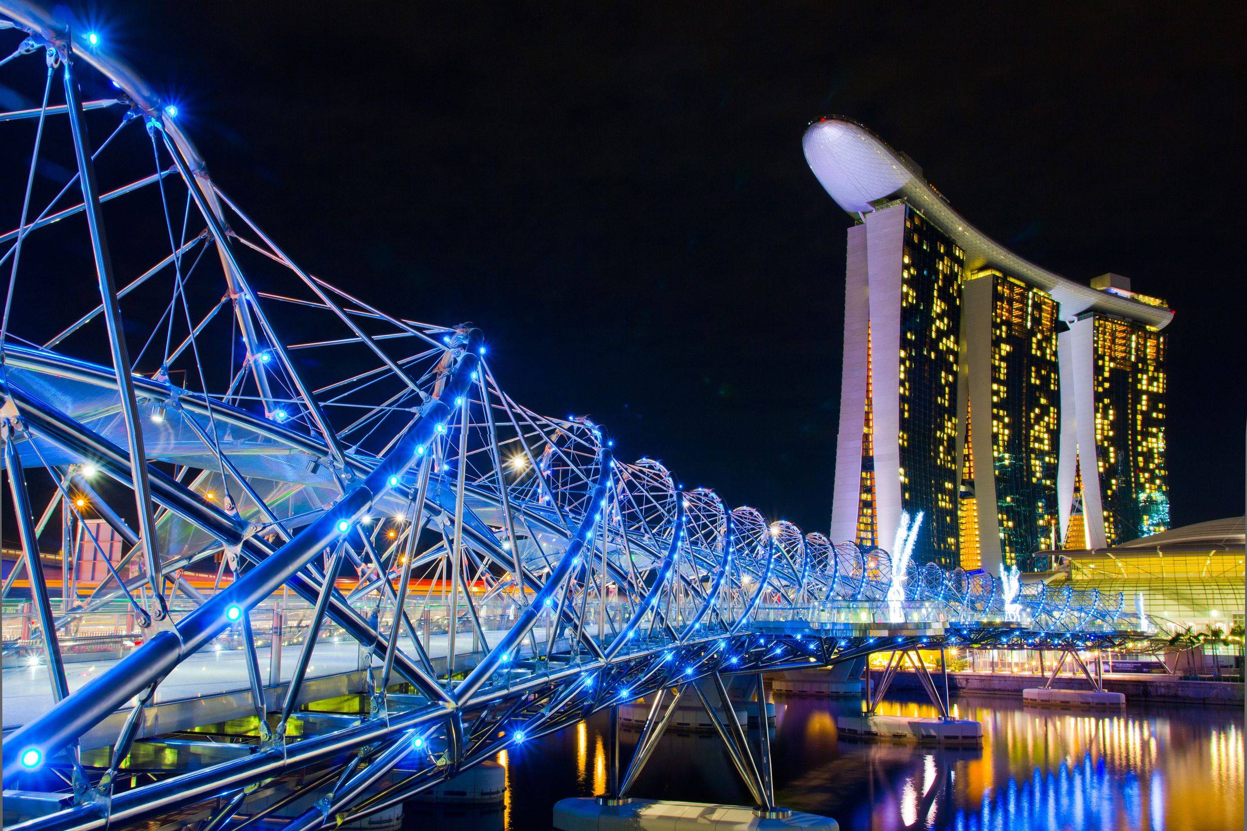 Singapore lộng lẫy vào ban đêm