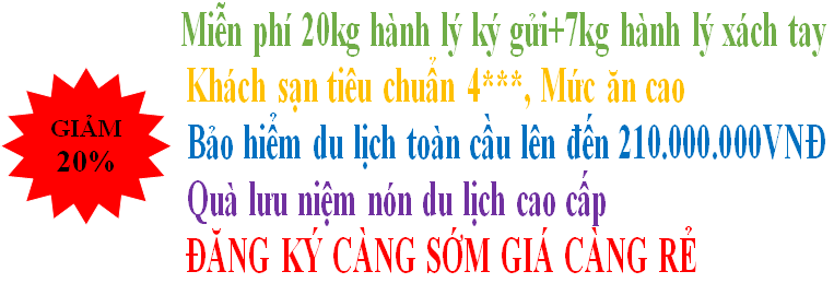 Du lịch Thái Lan khuyến mại