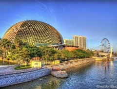 Nhà hát Esplanade nổi bật với kiến trúc độc đáo