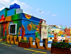 Làng Taegeukdo - những mảng màu sáng tối của Busan 