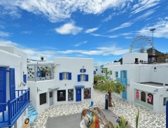 Lạc lối với khung cảnh Hy Lạp xanh tại công viên Santorini