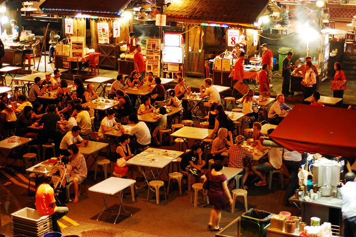 Chợ Lau Pa Sat - Thiên đường ẩm thực của Singapore