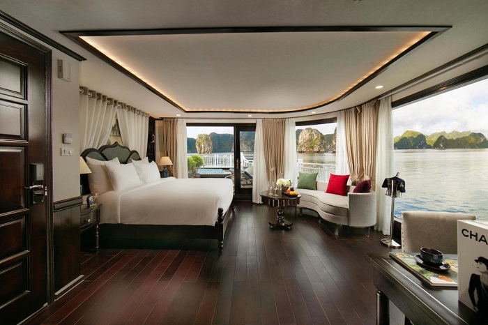 Tour du thuyền Hạ Long: Hà Nội - Hạ Long + Du thuyền Hermes Cruises 2N1Đ