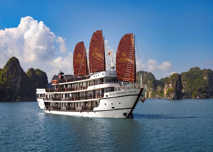 Tour du thuyền 5* Alisa Premier 2N1Đ ngủ đêm trên Vịnh Hạ Long