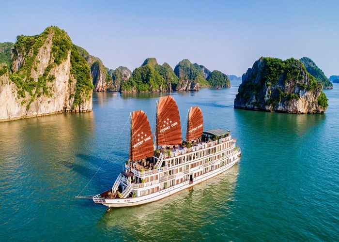Tour du thuyền 5* Victory Star 2N1Đ ngủ đêm trên Vịnh Hạ Long