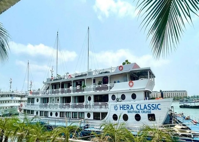 Tour du thuyền 5* Hera Classic Boutique Cruise 2N1Đ ngủ đêm trên Vịnh Hạ Long