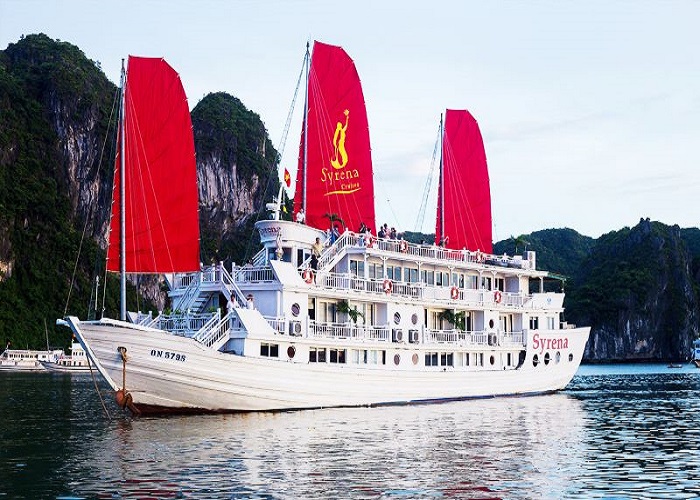 Tour du thuyền 4* Syrena 2N1Đ ngủ đêm trên Vịnh Hạ Long