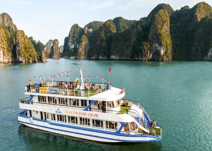 Tour du thuyền 5* Dragon King 1N thăm Vịnh Hạ Long