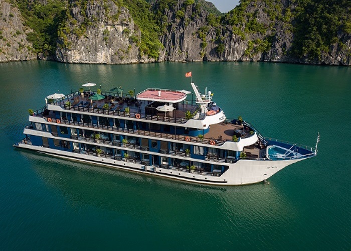 Tour du thuyền 5* Rosy 2N1Đ ngủ đêm trên Vịnh Hạ Long