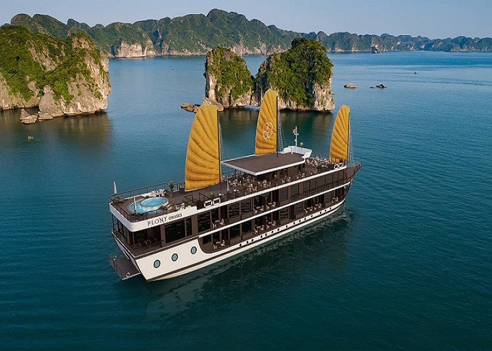 Tour du thuyền 5* Peony 2N1Đ ngủ đêm trên Vịnh Hạ Long