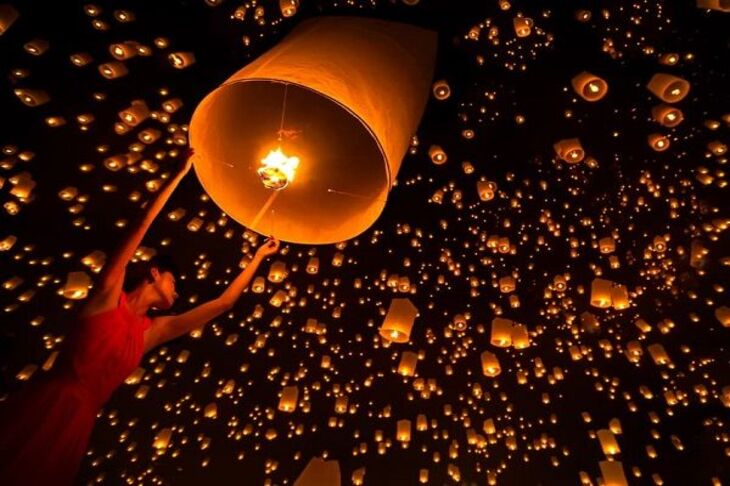 Lễ Hội Thả Đèn Trời YiPeng: Hà Nội - Chiang Mai - Chiang Rai 5 Ngày Bay Thai Air Asia
