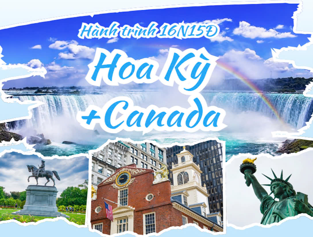 Liên Tuyến Canada - Mỹ Mùa Thu Vàng: Hà Nội - Niagara Falls - New York -  Las Vegas -  Los Angeles - San Diego 16 Ngày Bay Eva Air 5*